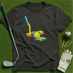 Neon Drip Golf T-Shirt