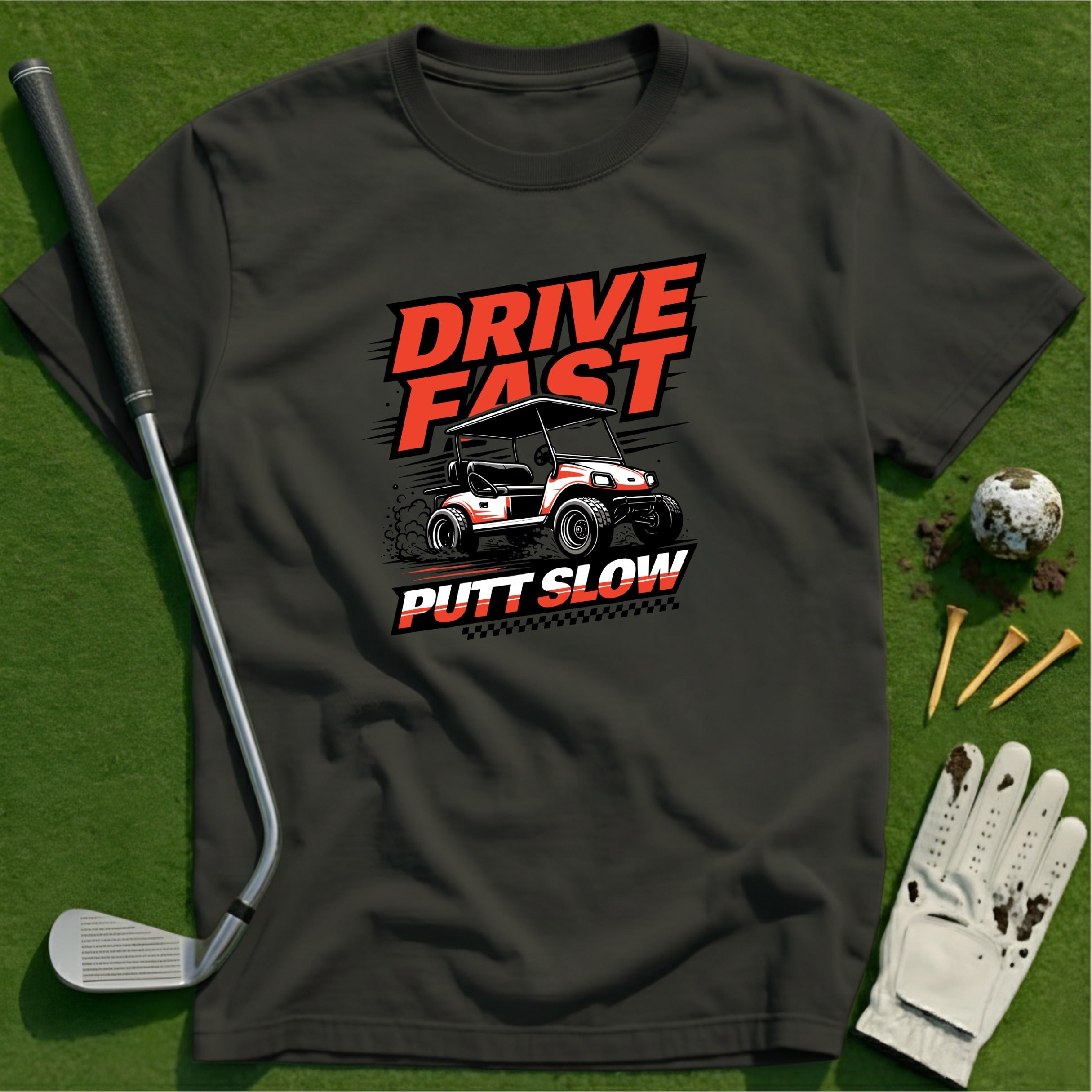 Drive Fast Putt Slow T-Shirt