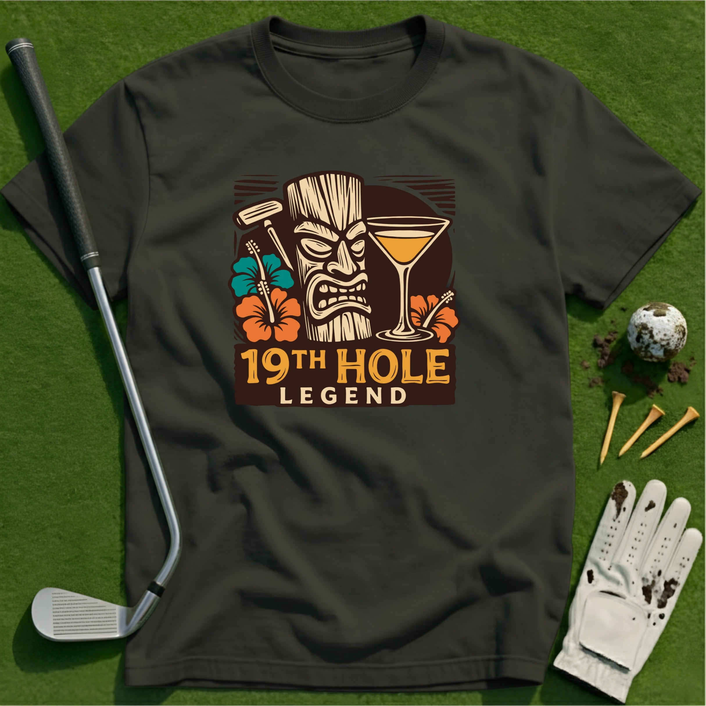 L GRINDLODGE x LOV S/S フルカラーTEE 刺繍 19th Hole Legend T-Shirt – Slice Club