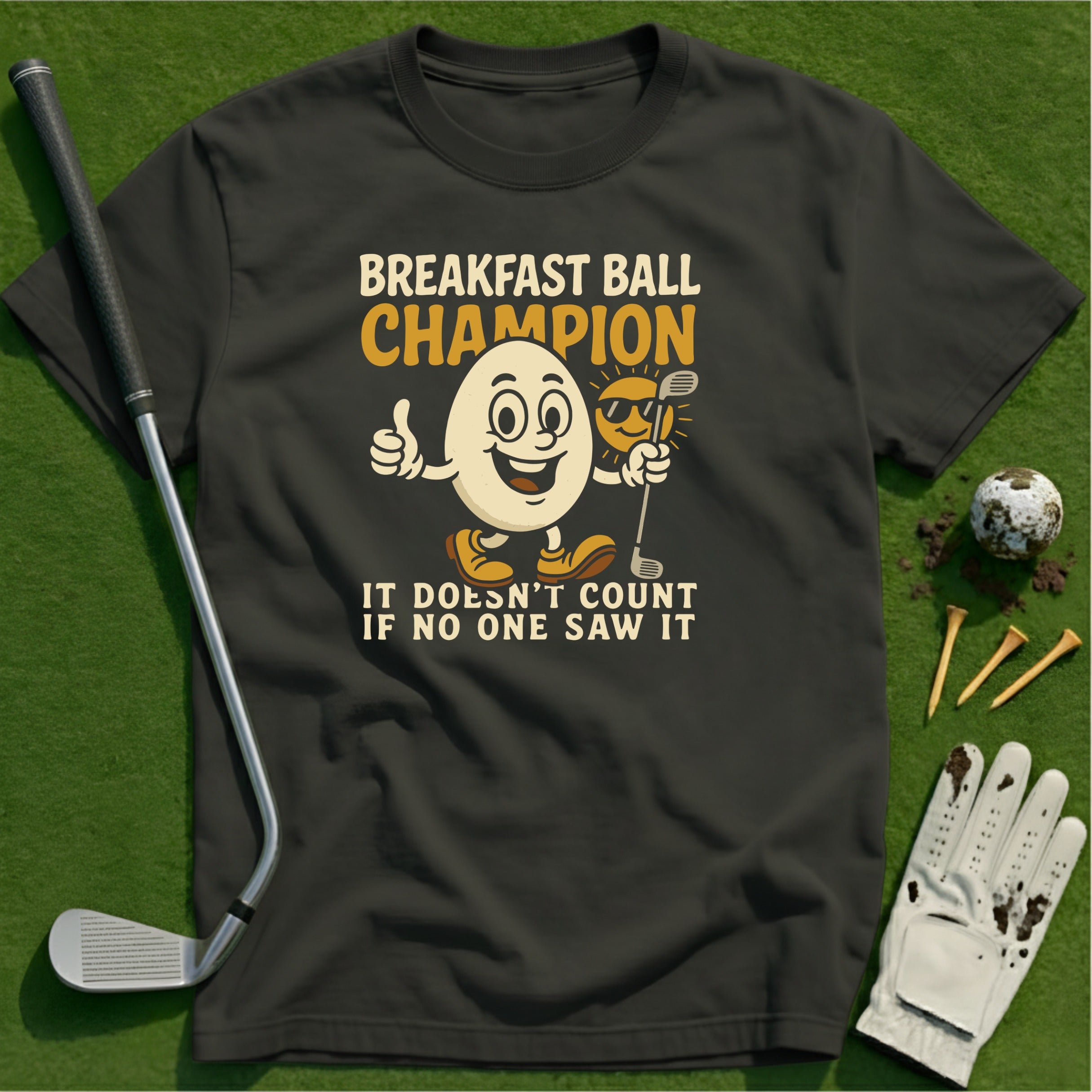 Breakfast Ball Champion T-Shirt