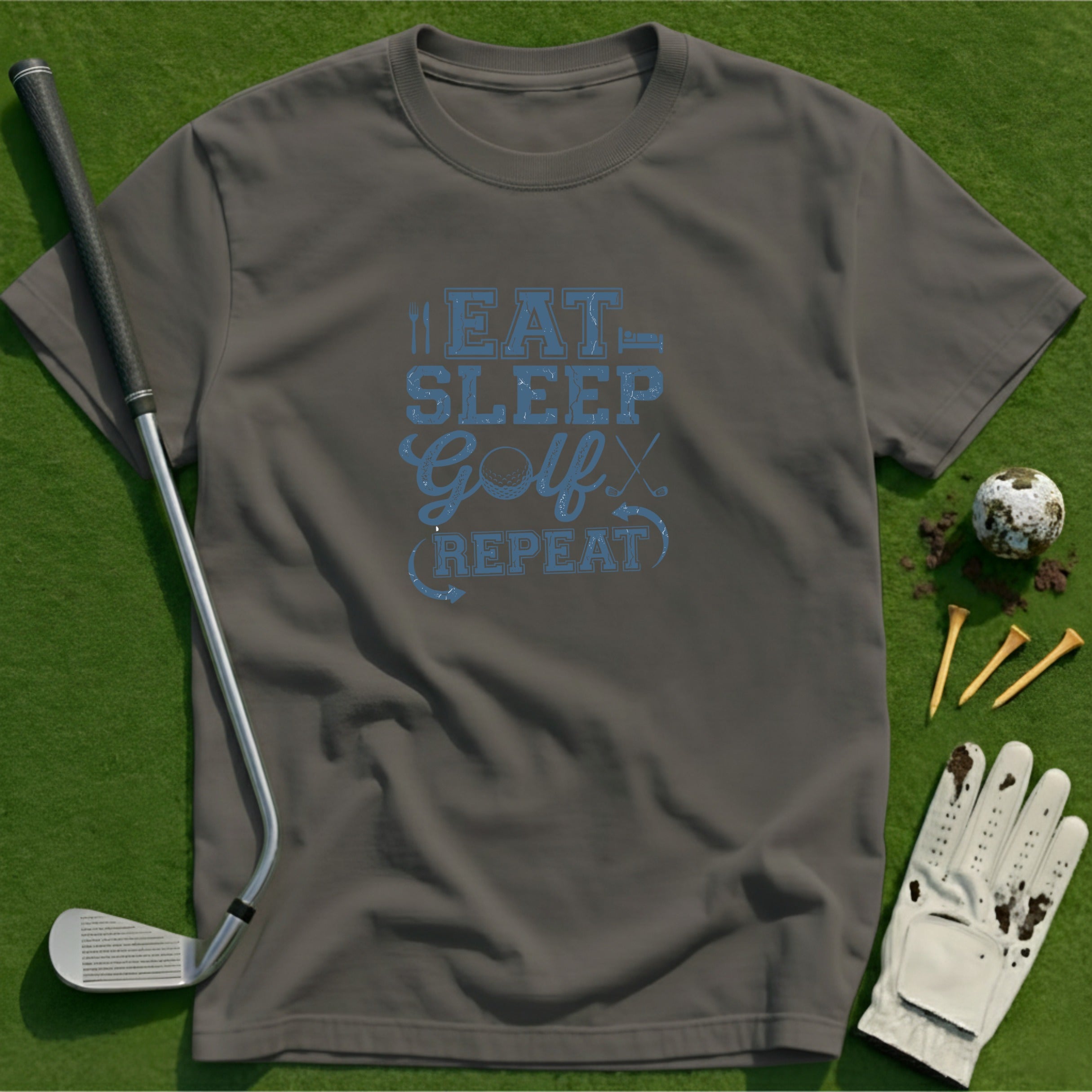 Eat Sleep Golf Repeat T-Shirt
