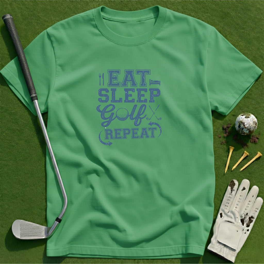 Eat Sleep Golf Repeat T-Shirt