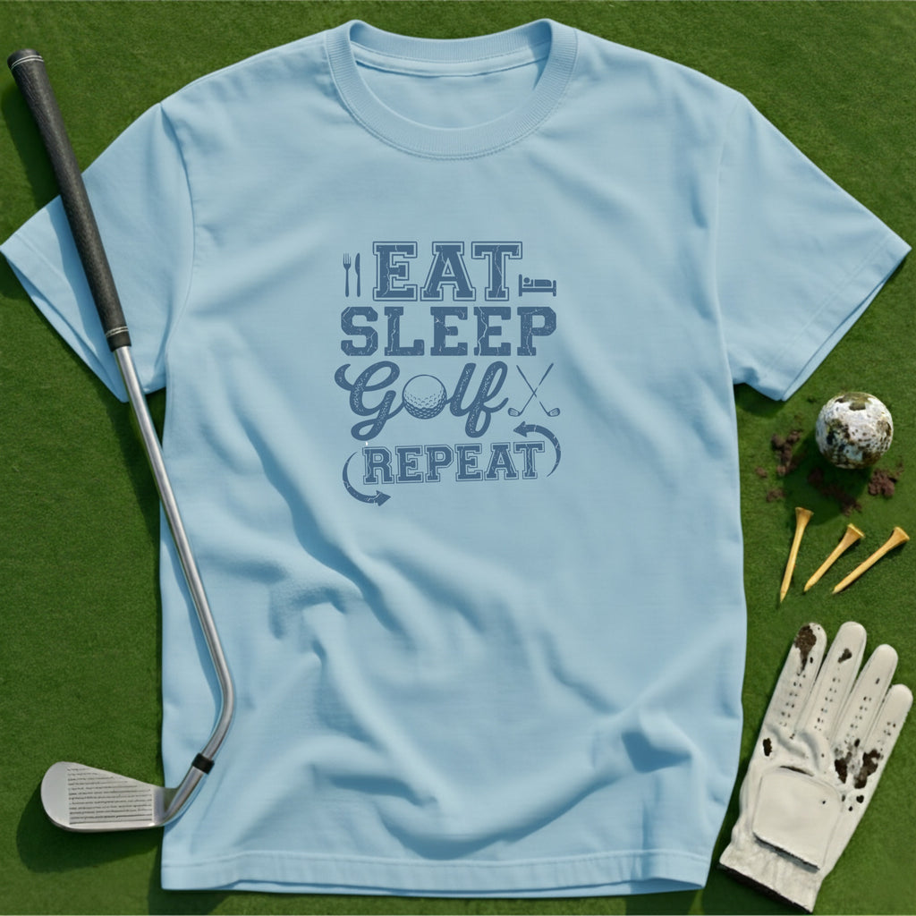 Eat Sleep Golf Repeat T-Shirt