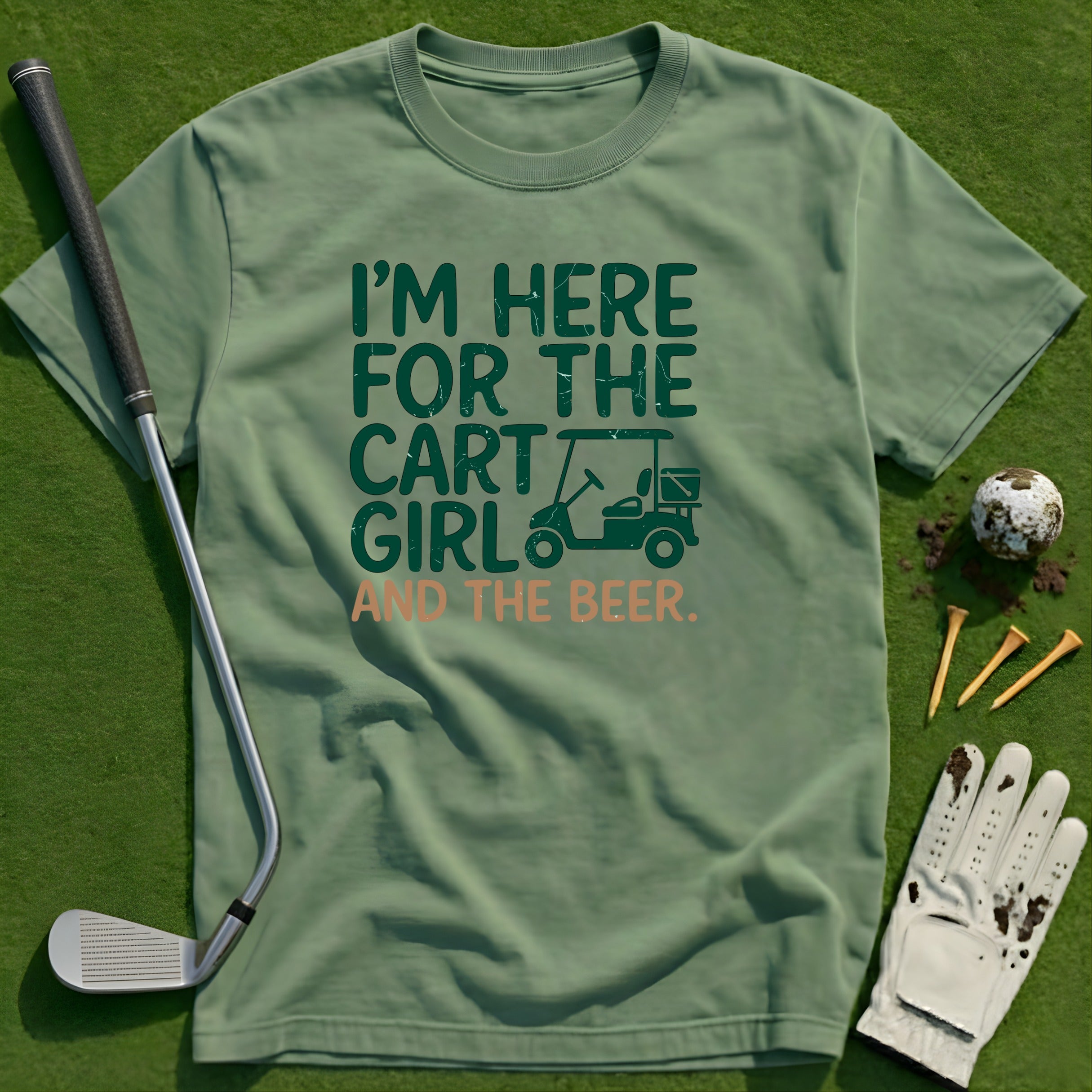 Cart Girl and the Beer T-Shirt