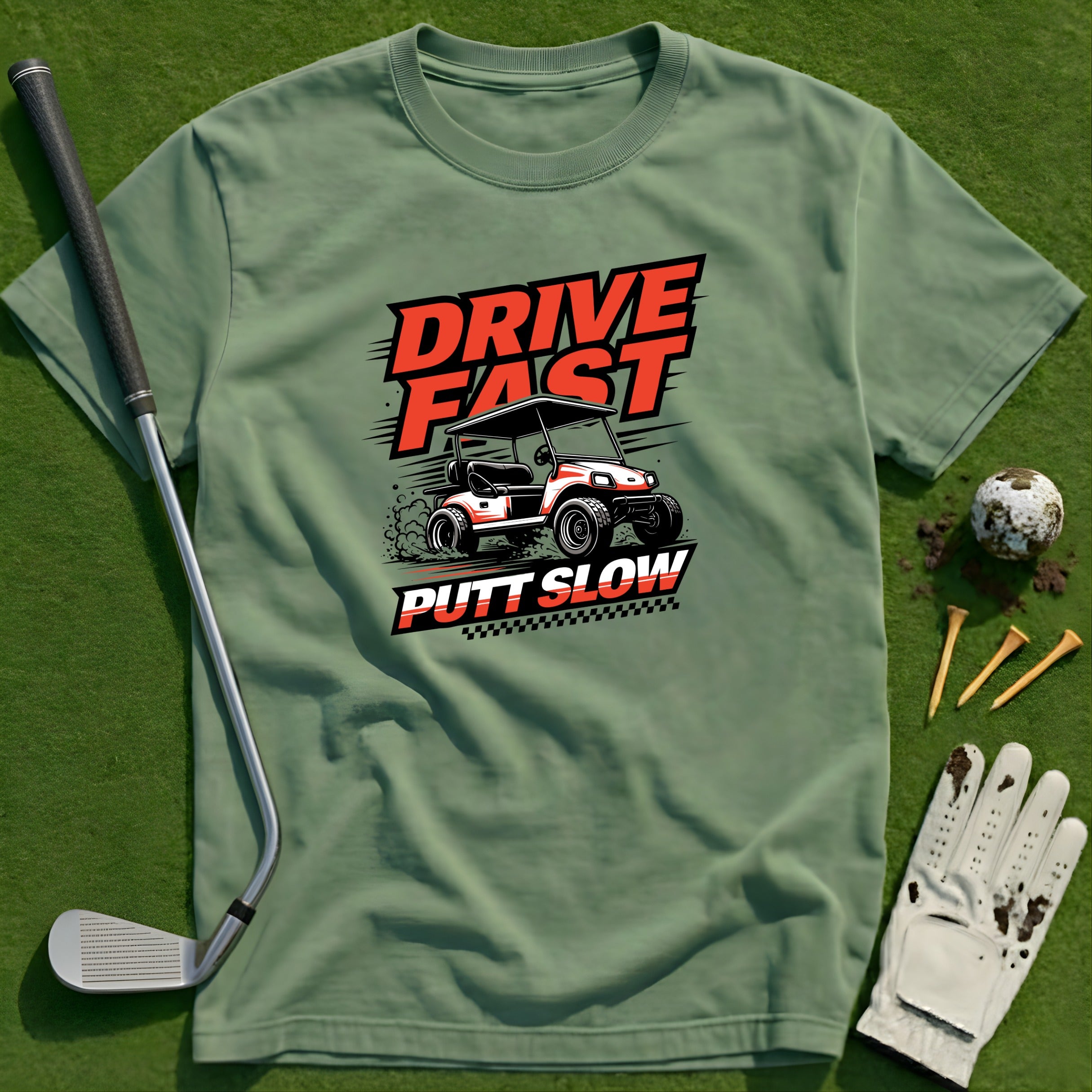 Drive Fast Putt Slow T-Shirt