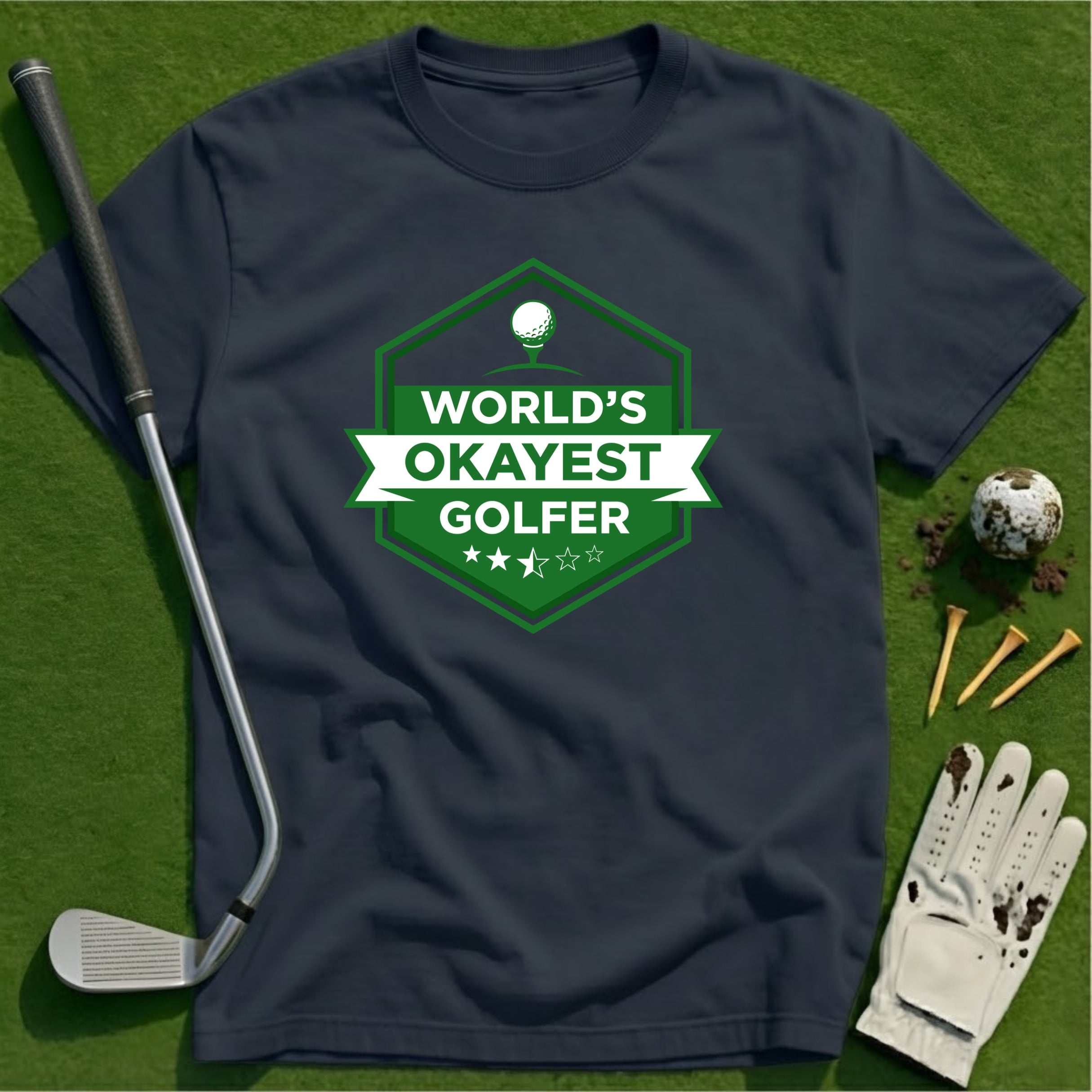 World's Okayest Golfer T-Shirt – Slice Club