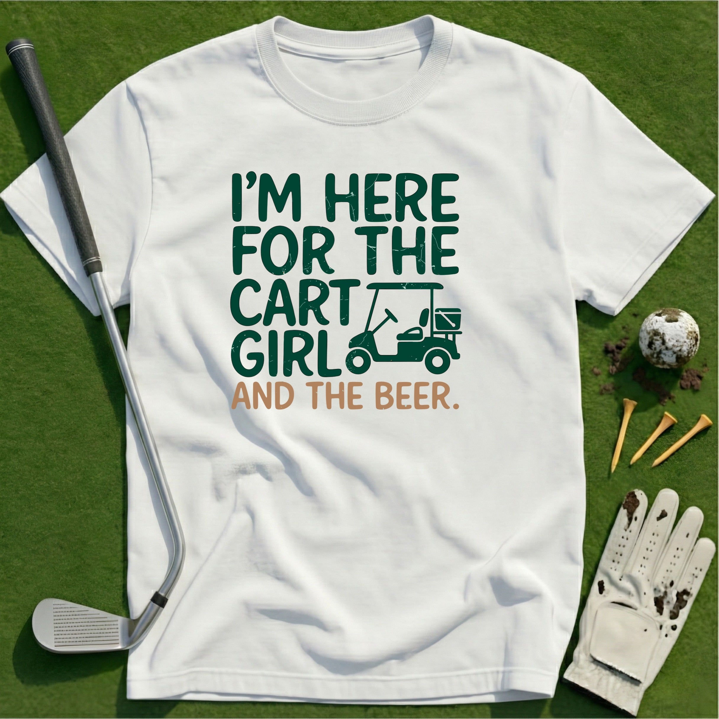 Cart Girl and the Beer T-Shirt