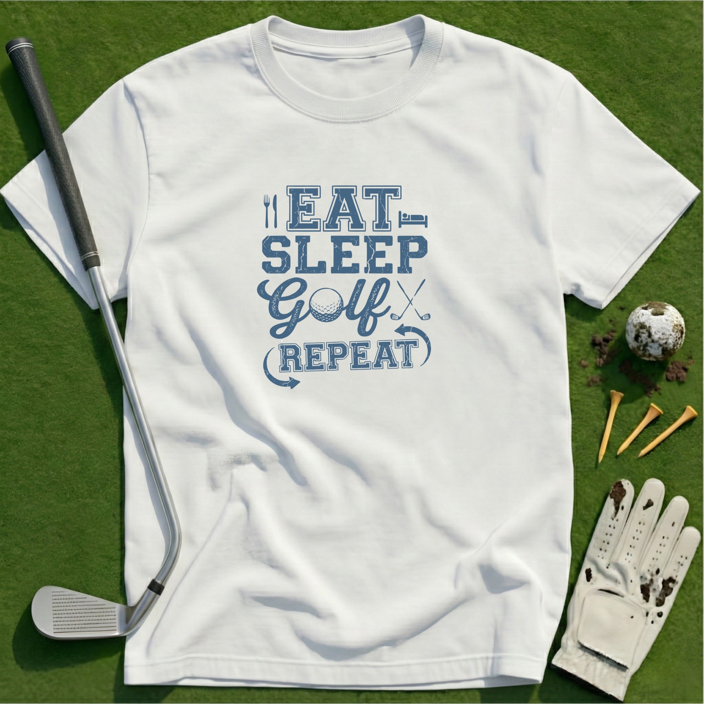 Eat Sleep Golf Repeat T-Shirt